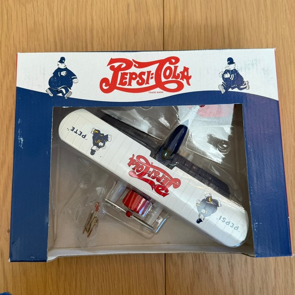 Pepsi-Cola Cops Diecast Biplane 1997 ARCH Collector Edition w/ Badge Pin Vintage - Picture 2 of 8